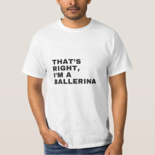 T-SHIRT JE SUIS UN BALLERINA.