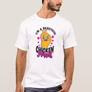 T-shirt Je suis un beau pingget de poulet - pingget de pou