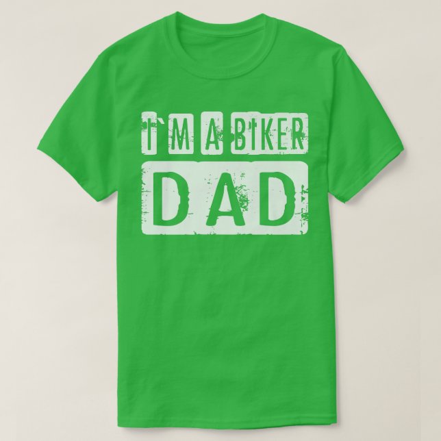 T-shirt Je suis Un Biker Papa Motorcycle Biker 698 (Design devant)