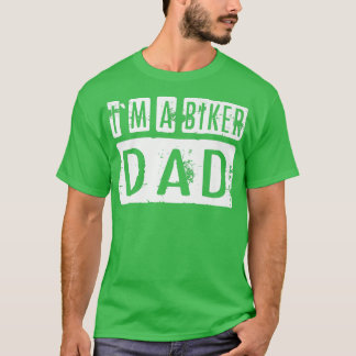T-shirt Je suis Un Biker Papa Motorcycle Biker 698