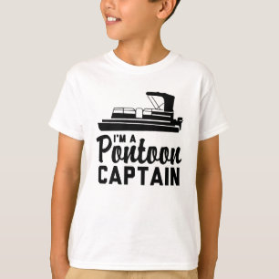 T-shirt Je suis un capitaine de ponton