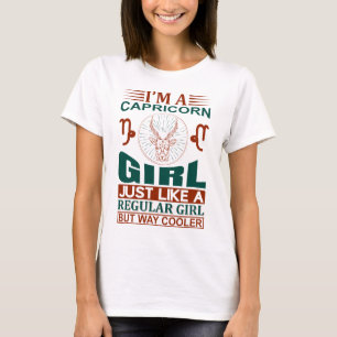 T-shirt Je Suis Un Capricorne Cool Signe Zodiaque