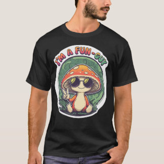 T-shirt JE SUIS UN Champignon Mignon Pun Drôle Rétro Vinta