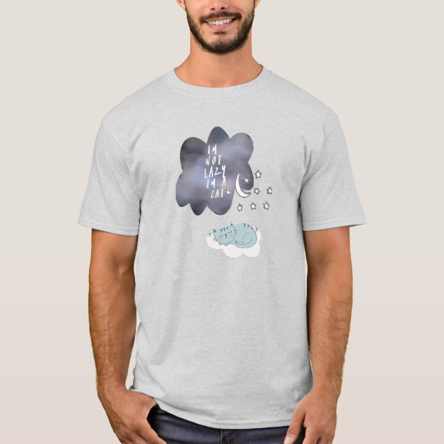 T-shirt Je Suis Un Chat Drôle Femme Chat (Devant)