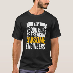 T-shirt Je suis un chef de famille de freaking génial ingé