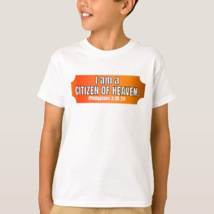 T-SHIRT JE SUIS UN CITOYEN DU CIEL