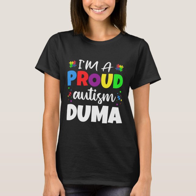 T-shirt Je Suis Un Coeur De Sensibilisation sur l'autisme  (Devant)