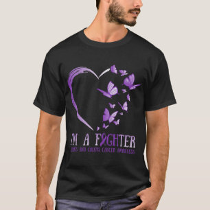 T-shirt Je suis un combattant Crohn et Colitis SENSIBILISA