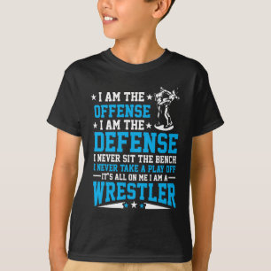 T-shirt Je suis un combattant de la défense contre les cr