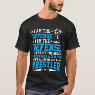 T-shirt Je suis un combattant de la défense contre les cr