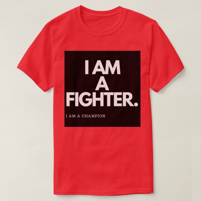 T-SHIRT JE SUIS UN COMBATTRE (Design devant)