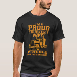 T-shirt Je suis un conducteur de tracteur de femme fière