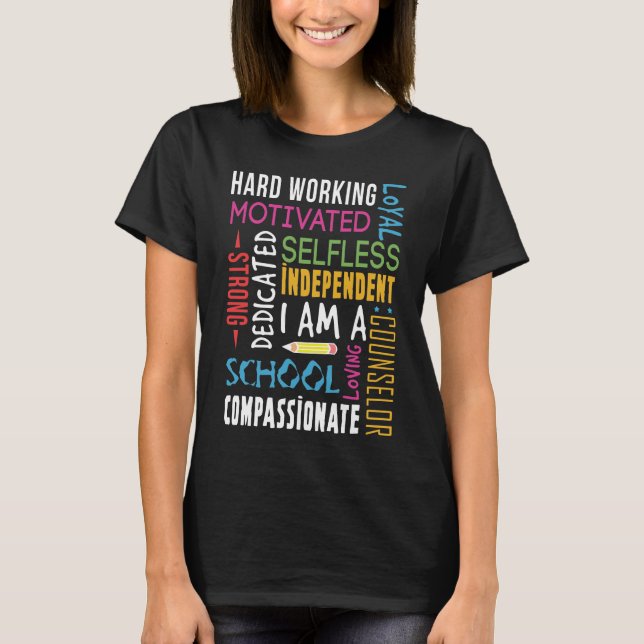 T-shirt Je Suis Un Conseiller Scolaire Appréciation  (Devant)
