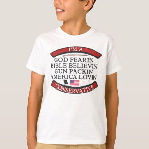 T-SHIRT JE SUIS UN CONSERVATEUR