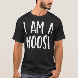 T-shirt Je suis un costume d'orignal Halloween Je suis Laz