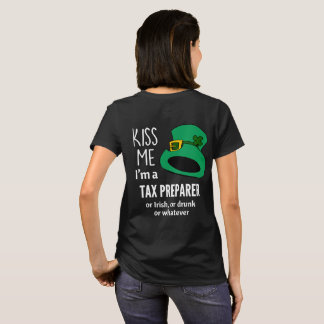 T-shirt Je suis un cuisinier de l'impôt Irlandais Drunk Qu