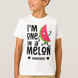 T-shirt Je suis un dans un Melon
