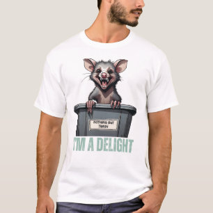 T-shirt Je suis un délice, Funny Feral Possum Retro