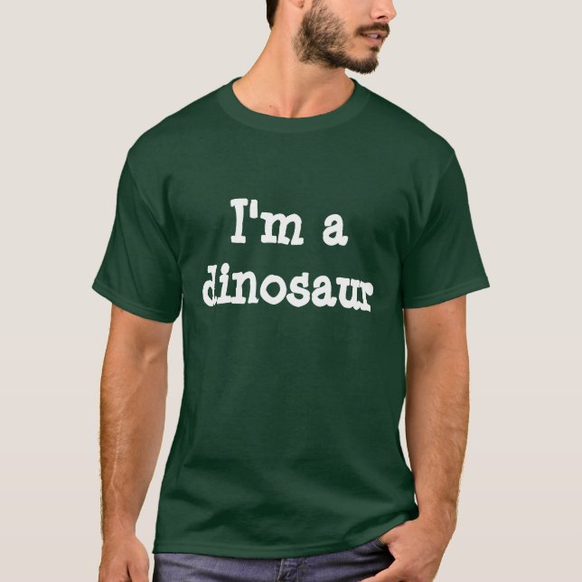 T-shirt Je suis un dinosaure (Devant)
