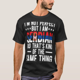 T-shirt Je Suis Un Drapeau Serbe Fière Des Racines Serbes