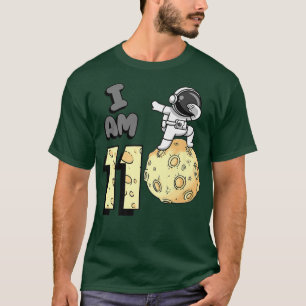 T-shirt Je suis un enfant astronaute de l'espace qui march
