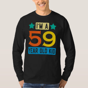 T-shirt Je suis un enfant de 59 ans 59e anniversaire Fête