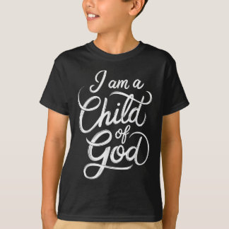 T-shirt Je Suis Un Enfant De Dieu Jésus-Christ
