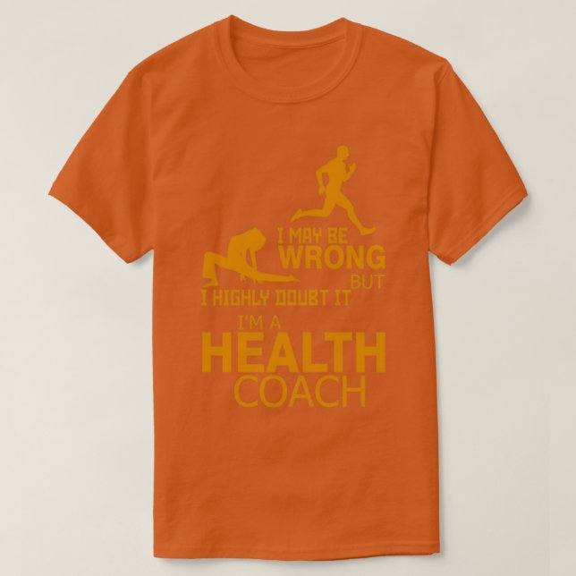 T-shirt Je Suis Un Entraîneur De Santé (Design devant)