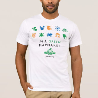 T-shirt Je suis un fabricant de carte vert