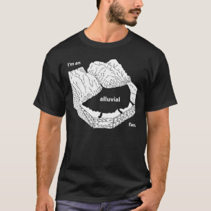 T-shirt Je suis un fan alluvial
