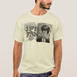 T-shirt Je suis un fan de JFK
