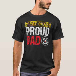 T-shirt Je suis un fier père de la Garde côtière