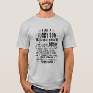 T-SHIRT JE SUIS UN FILS CHALEUREUX T--