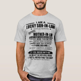 T-shirt Je Suis Un Fils-En-Droit Chanceux