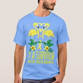 T-shirt Je suis un Flamant rose de sensibilisation au canc
