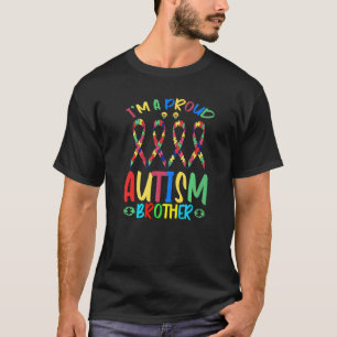 T-shirt Je suis un frère fier guerrier de la sensibilisati