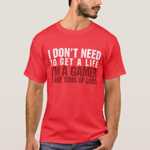 T-shirt Je suis un Gamer