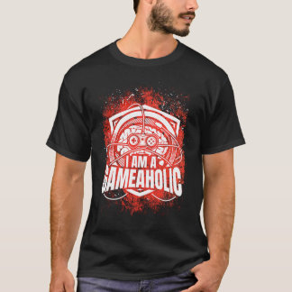 T-shirt Je suis un gamer de jeu GAMEAHOLIC