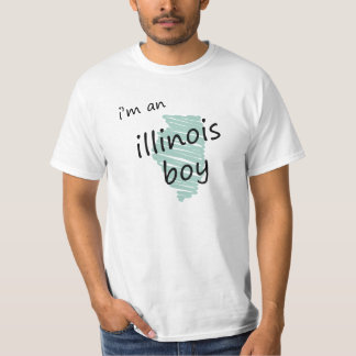 T-shirt Je suis un garçon de l'Illinois