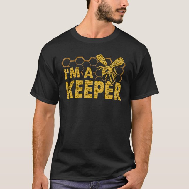 T-shirt Je suis un gardien apiculteurs Beehive Funny apicu (Devant)