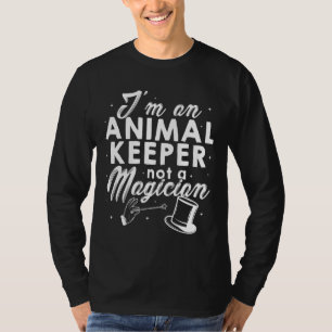 T-shirt Je suis un gardien d'animaux pas un Amoureux des a