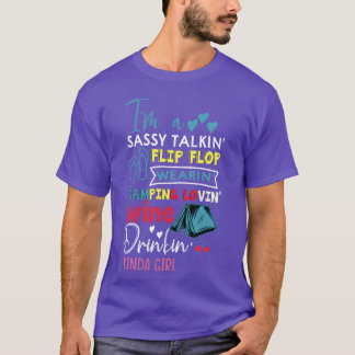 T-shirt Je suis un gars qui parle avec du sass qui porte d