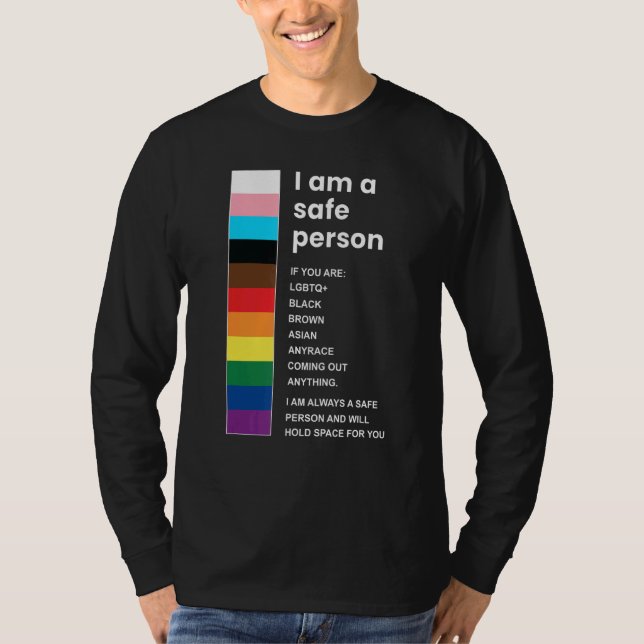 T-shirt Je Suis Un Gay pride Lgbt En Sécurité (Devant)