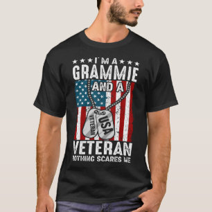 T-shirt Je suis un GRAMMIE et un vétéran rien ne me fait p