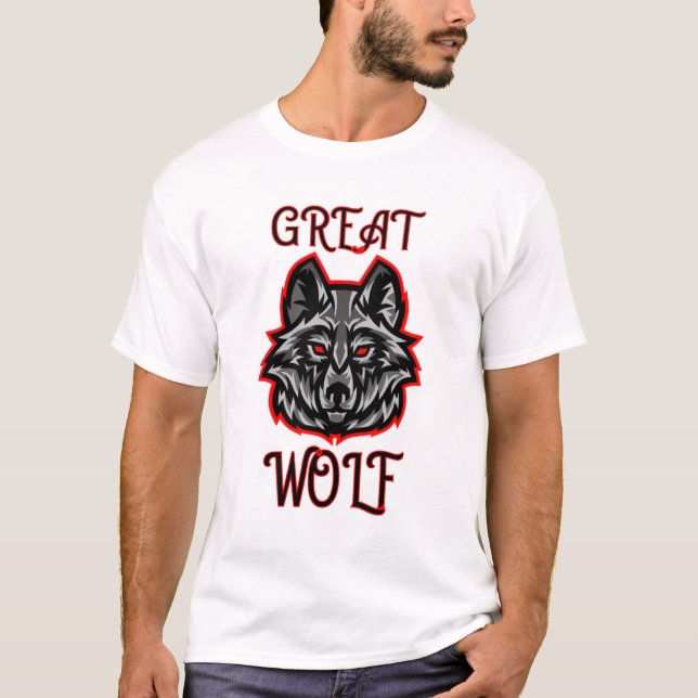 T-shirt je suis un grand loup (Devant)