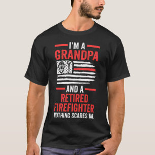 T-shirt JE SUIS Un Grand-Père Et Un Pompier Retraité