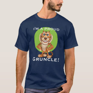 T-shirt "Je suis un Gruncle fier !" avec le tigre de