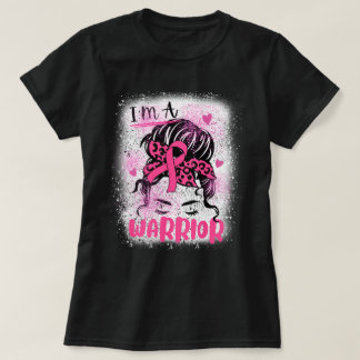 T-shirt Je Suis Un Guerrier Breast Cancer Awareness Bun Éb