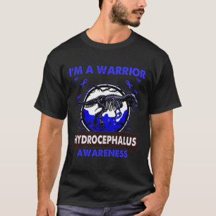 T-shirt Je suis un guerrier hydrocéphalie sensibilisation