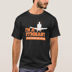 T-shirt Je suis un gymnaste Même mes mains sont arrachées